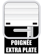 Poignée extra-plate